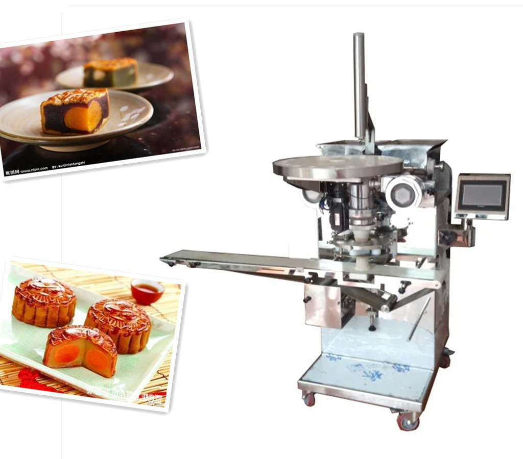 daifuku mochi strawberry mochi egg york mooncake making machine