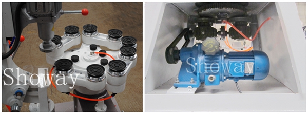 Glass Shape Edging and Beveling Machine