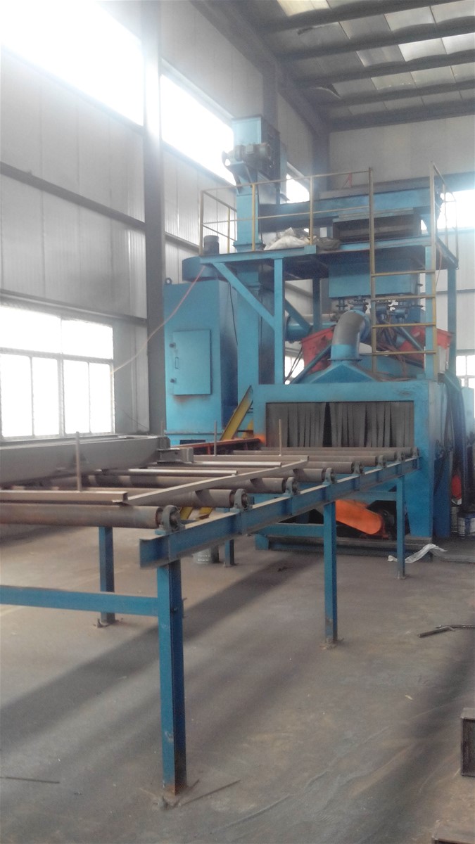 Roller Conveyor Blasting Equipment Steel Cleaning Shot Blast Machine