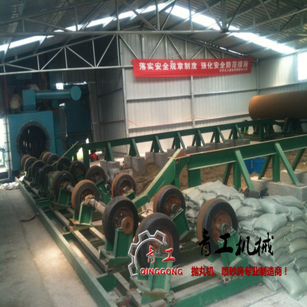 Customized Cleaning Machine Pipe Shot Blasting Abrator Surface Derust