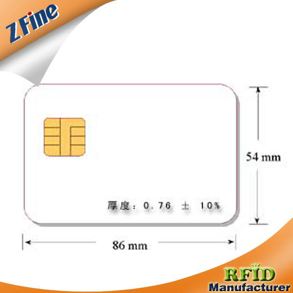 HOT!!!!!!!! blank white overlay card with chip