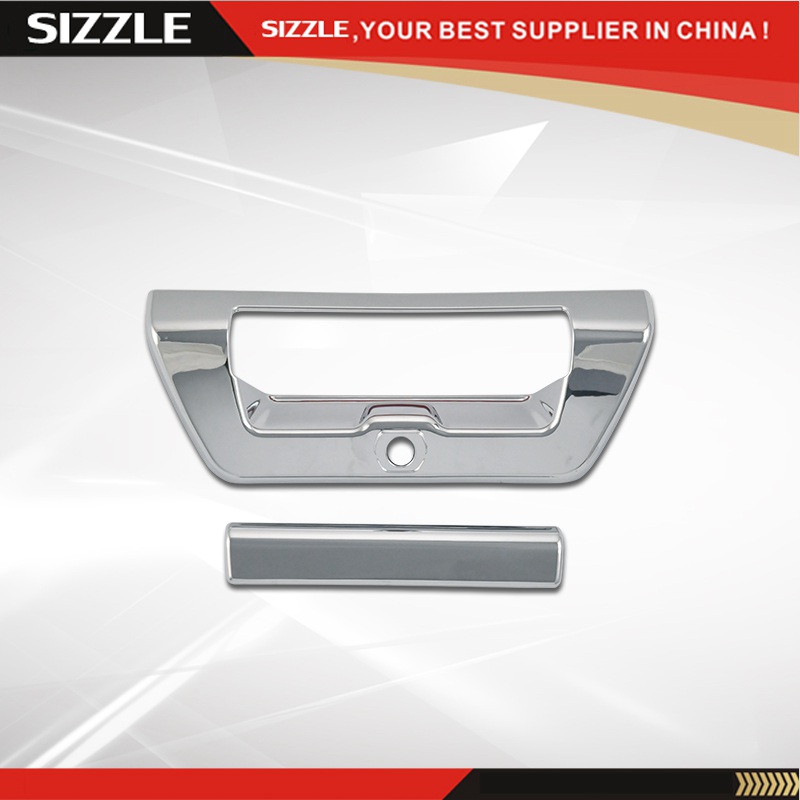 ABS Plastic Chrome Tailgate Trunk Door Handle Cover For Ford 2016 F150 F150 Limited