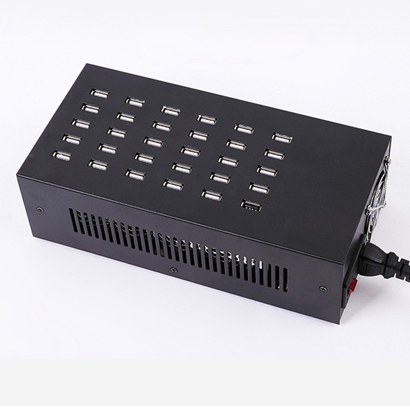 High Quality 5V 2A 30 Ports 300 Watts Fast Tablet PC USB Charger Adapter HUB