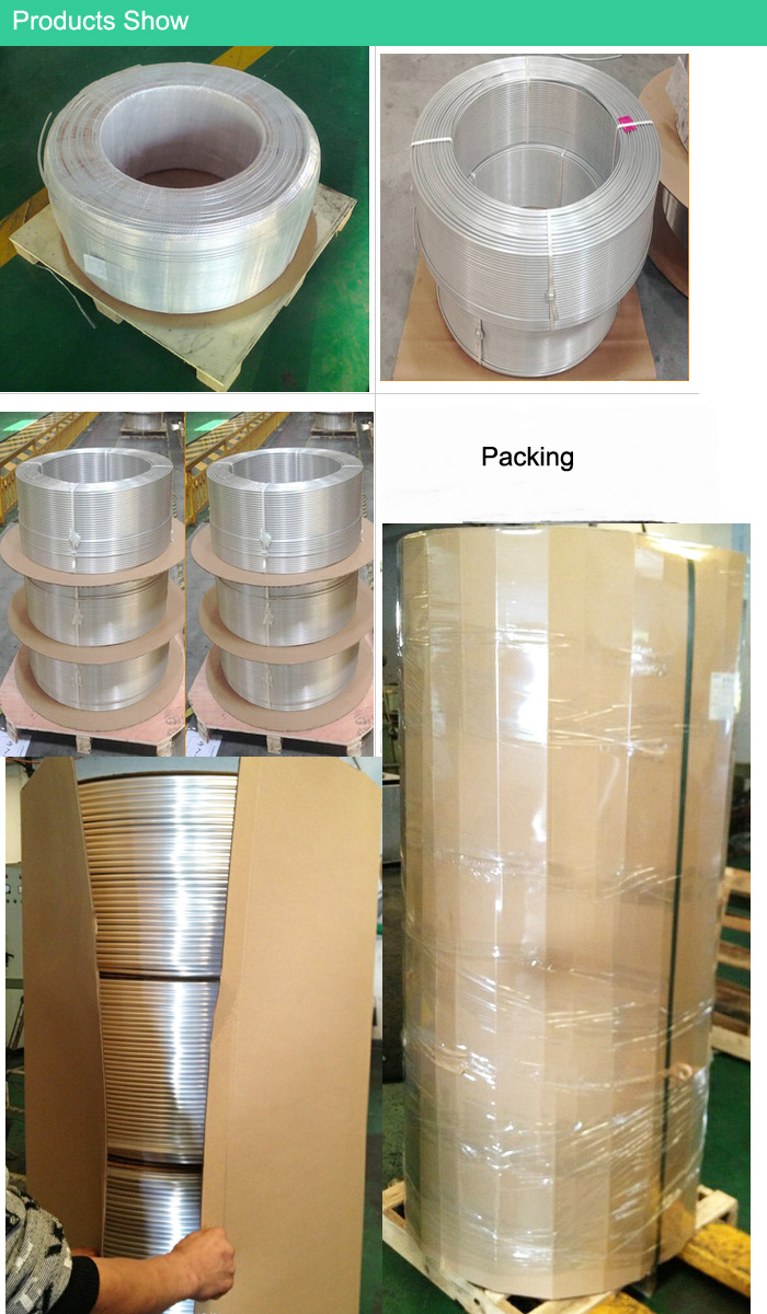 Aluminum piping for electric gas oven