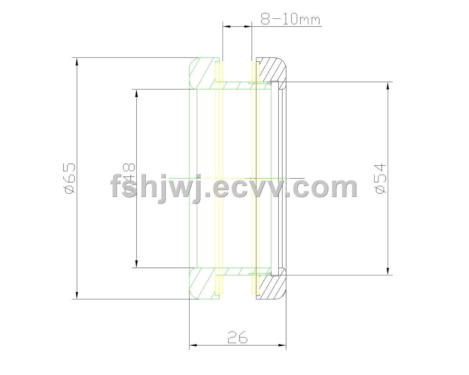 300kg loading exterior sliding barn door rail track system