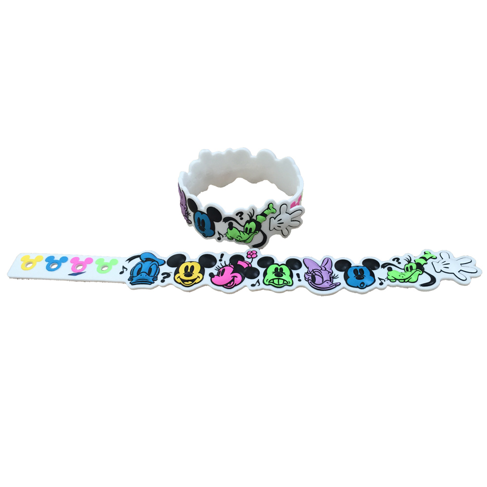 custom cartoon silicone wristband promotional items for 2016