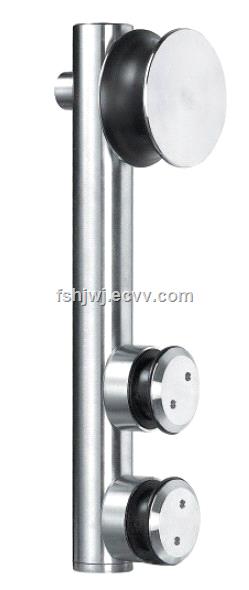 Elegant Round Type Sliding Glass Barn Door Tracks And Rollers From