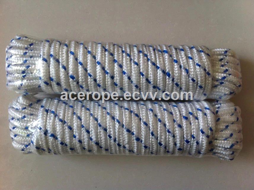 Whtblue tracer Diamond Braided Poly Rope