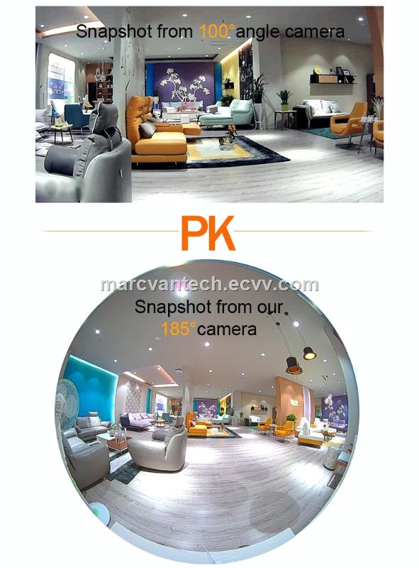 2016 New hidden Special Features 360 degree light bulb fisheye ip camera WIFI support 2 way audio