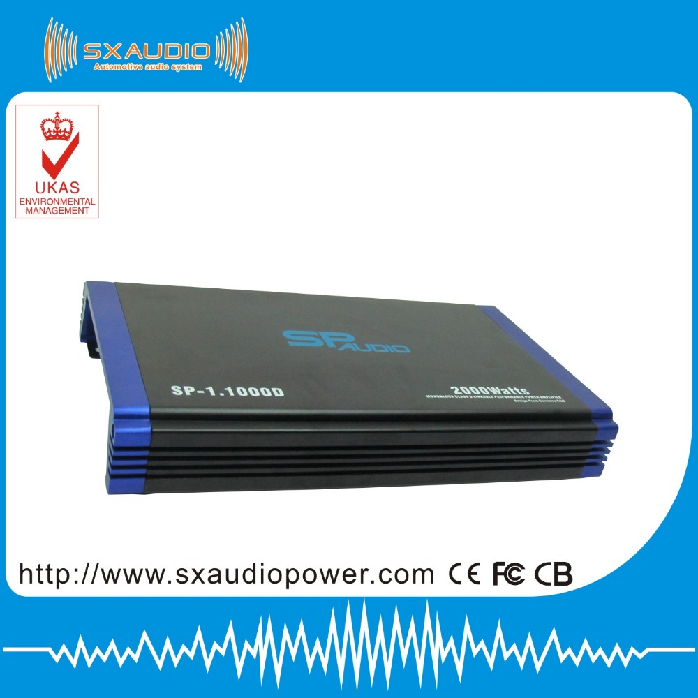 1000W power class D mono car amplifier