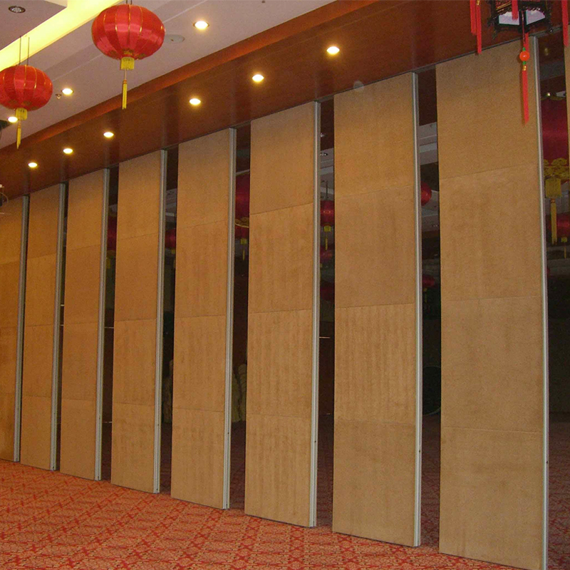 movable panel room divider partition wall sliding door for restaurant