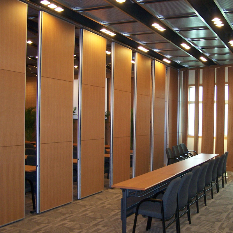modern office sliding partition screen wall panels with track