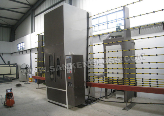 Automatic Vertical Glass Sandblasting Machine