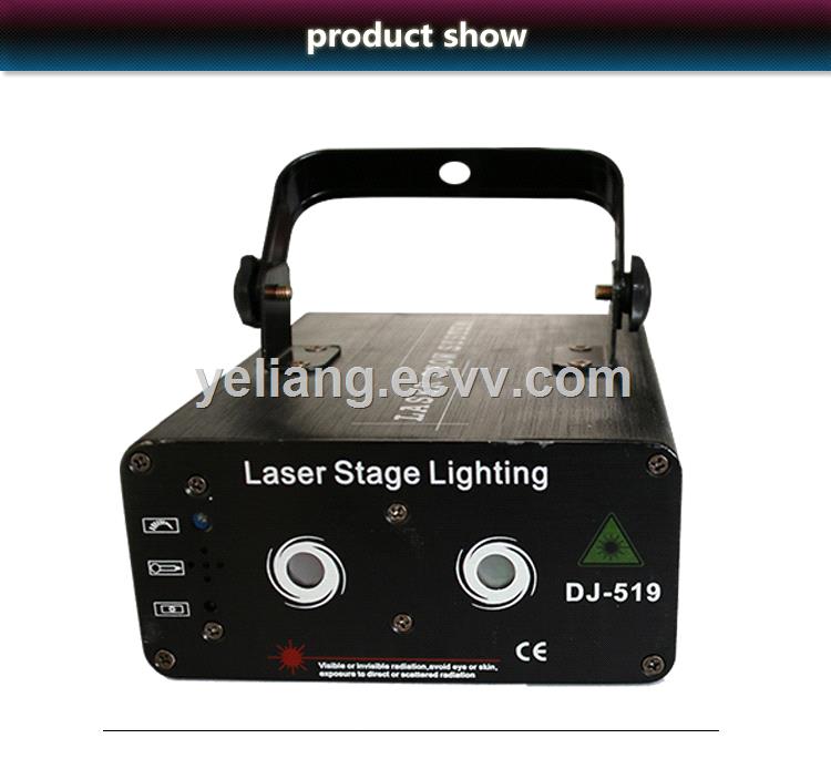 Stage laser star light dj light laser 2 eyes RGB party multi pattern laser light with rgb