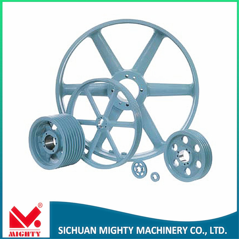 high quality u groove pulley,customized cast iron elevator v-belt u groove pulley