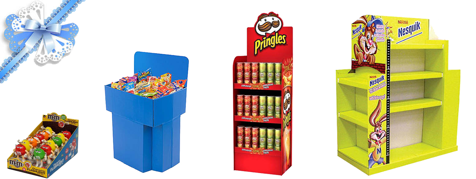 Cardboard material point of purchase coffee display stand