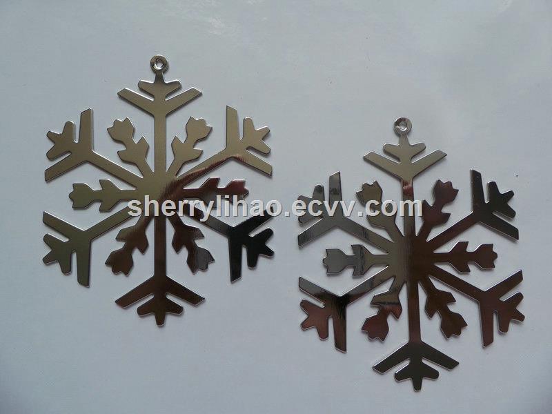 Metal Christmas decoration Ornamenthollow out stainless steel metal bookmark