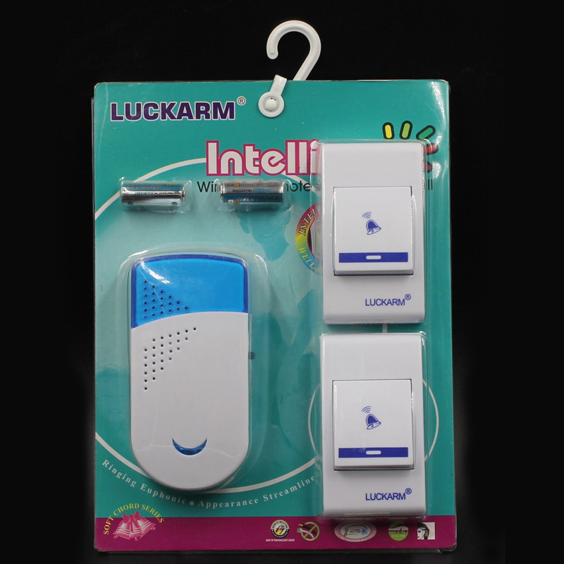 New Design Best loud intelligent Remote Wireless Doorbell with two push button