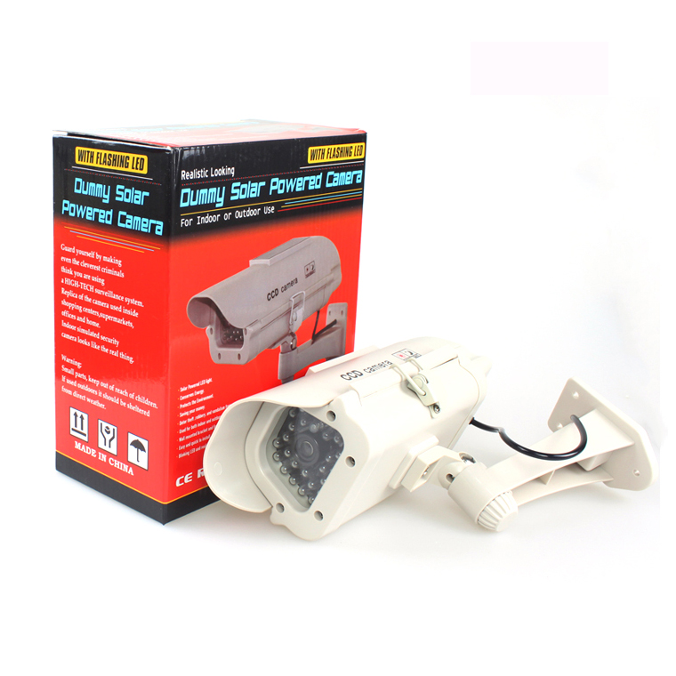 New Wireless white cover Waterproof IR LED Surveillance CCTV dummy security camera
