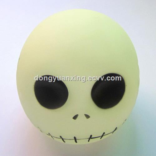 Luminous Flaring Zombie head vinyl Money Bank piggy box Gifts Toy