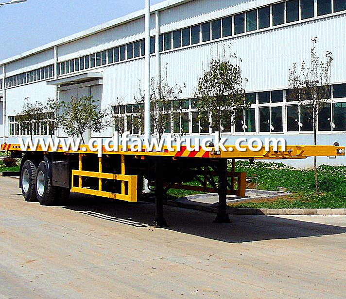 TriAxles 40FT flatbed trailer Container Trailer semi trailer