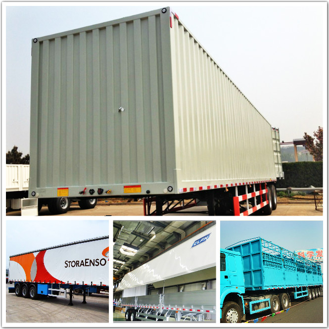 semi trailer flatbed 60 Tons cargo transport semi trailer