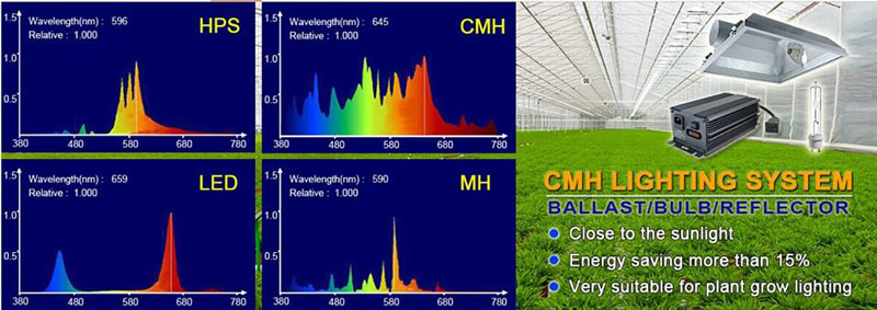 630W CMH Doubled Ended Low Frequency Hydroponics Grow Light Ballast