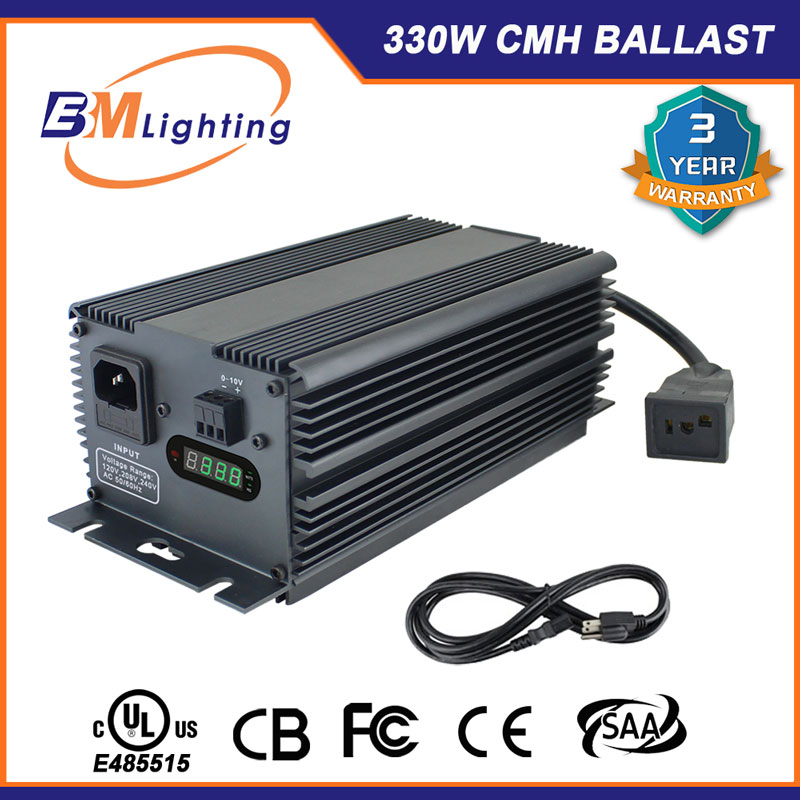 Indoor garden Low Frequency 330W CMH Cold Start HID Grow Light Ballast