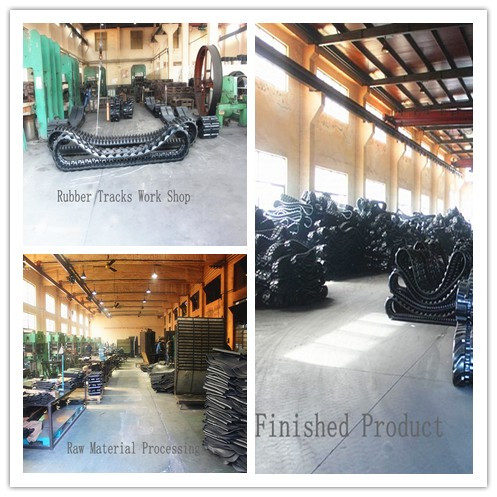 rubber track undercarriage for small machine