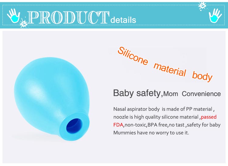 New Inventions Cheap FDA Silicone BabyInfant Nasal Aspirator Manufacturers