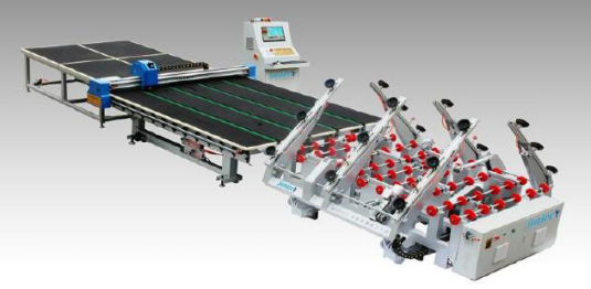 glass shape cutting machine line