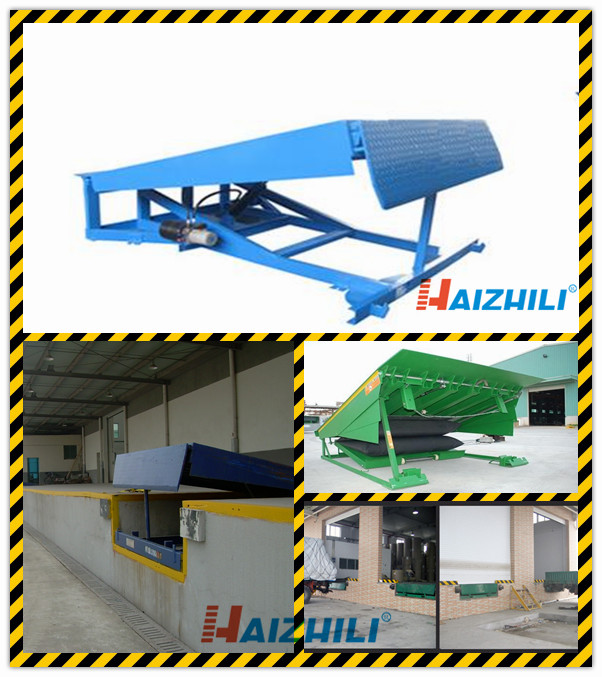 China adjustable yard ramp fixed hydraulic dock leveler with 15 tons load capacity