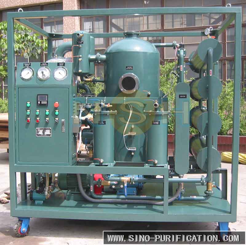 Double Stage Vacuum Transformer Oil Regeneration Machine