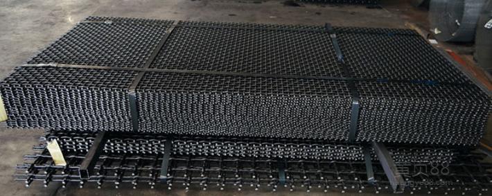 Plain Weave Crimped Wire Woven rock crusher screen for mining
