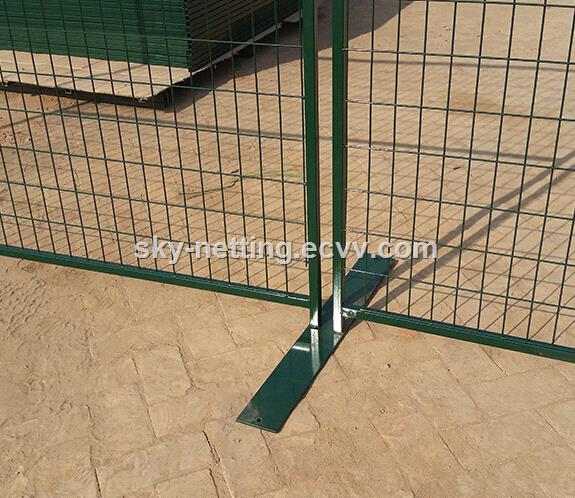 Construction Site PVC coated Portable Safety Canada temporary fence