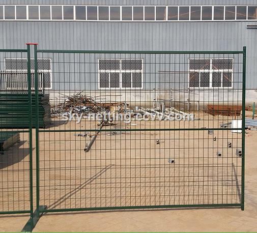 Construction Site PVC coated Portable Safety Canada temporary fence