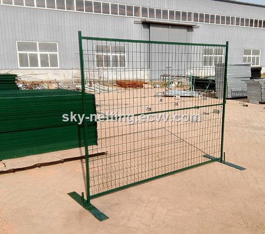 Construction Site PVC coated Portable Safety Canada temporary fence