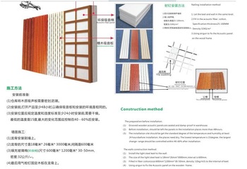 MDF melamine finish sound absorbing perforated acoustic panel for office