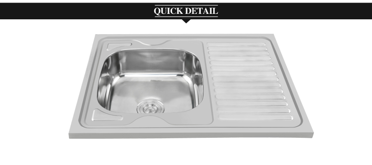 Quallity guaranteed factory supply kitchen sink WY8060SA