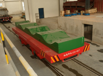 Elctric rail transfer cart coil car cargo handling trolley for sale
