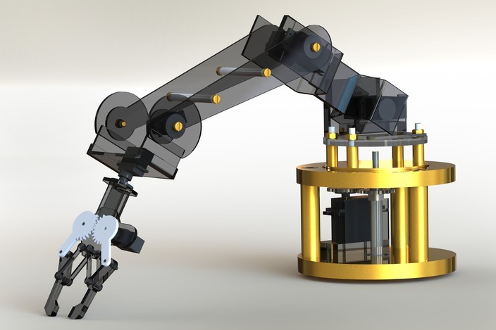 China high efficiency 6 axis industrial robot arm for sale