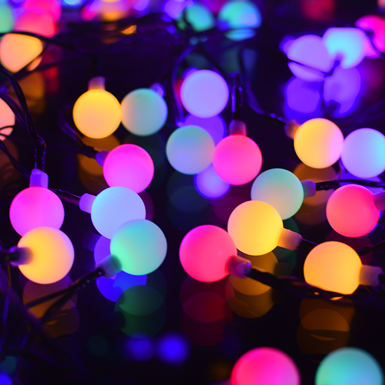 30 leds solar ball string light 3W