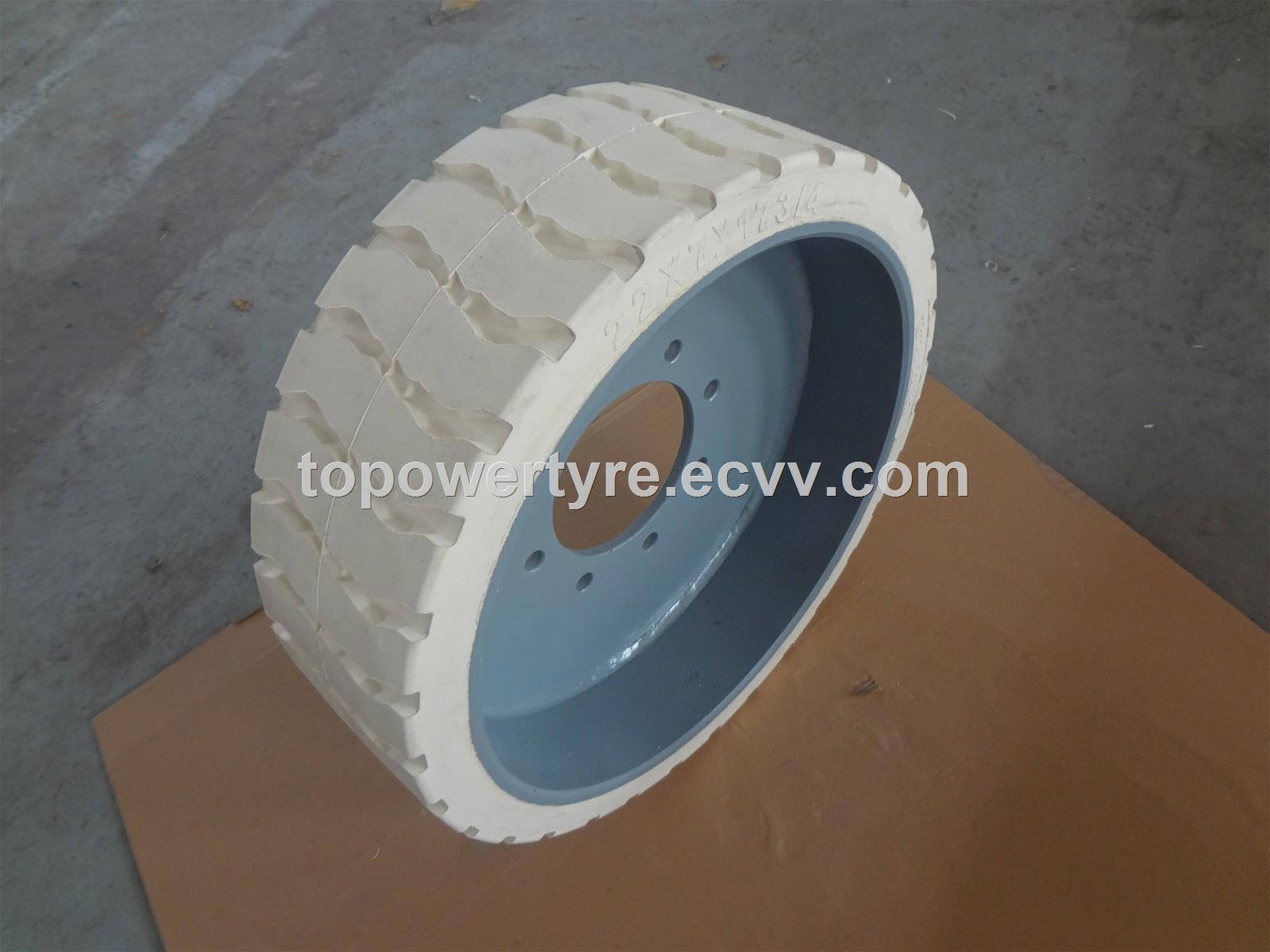 Construction machinery tyre 22x7x17 34Non marking tirerim 22x7x17 34Genie lift wheel