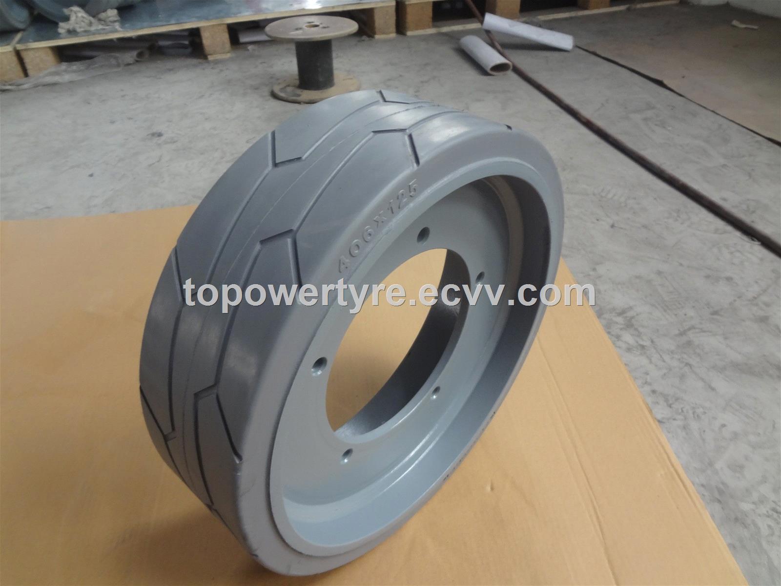 JLG 2915013 nonmarking tire wheel assembly 406x125used for JLG 2030ES 2630ES 2646ES 3246ES