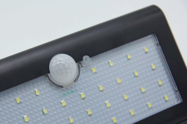 Triangle 3W solar sensor led wall lamp outdoor waterproof