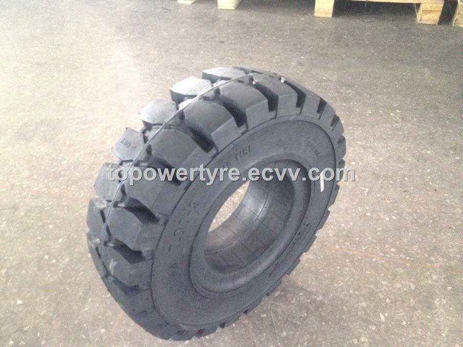 High quality forklift truck solid tyre 7009