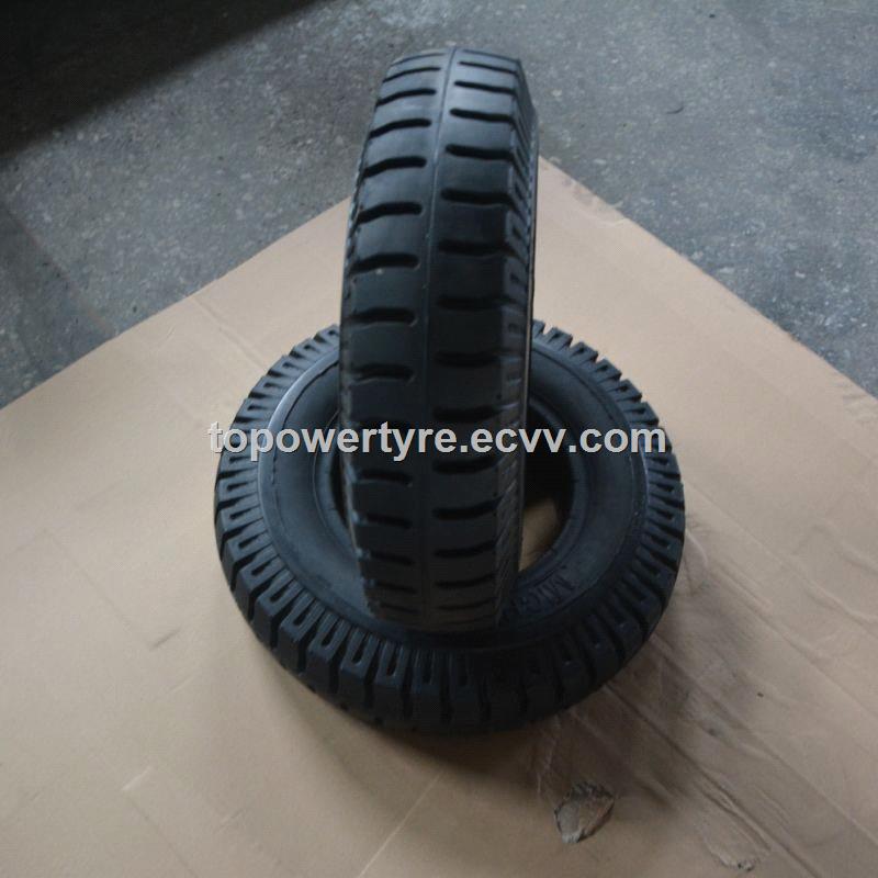 China factory pneumatic rim solid tire 400x8