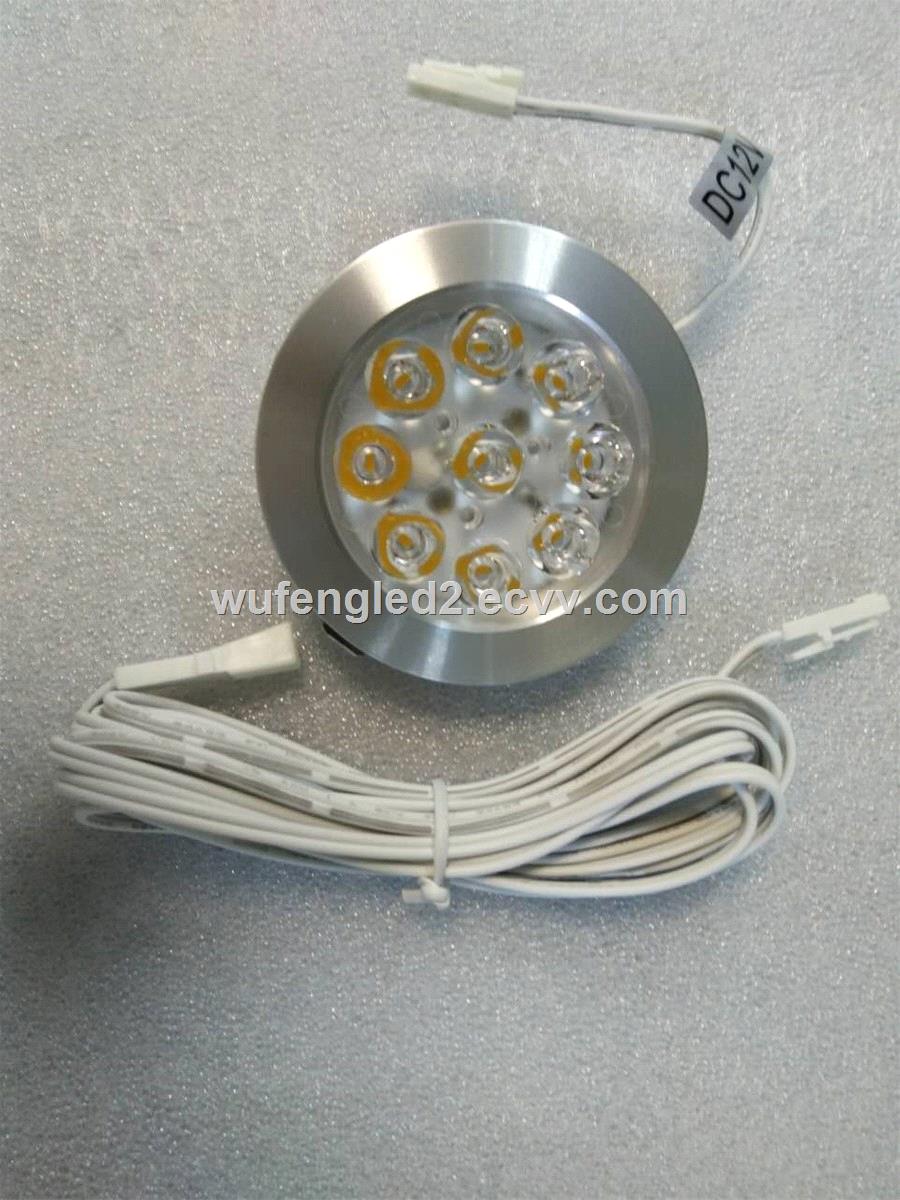 Recessed led cabinet light