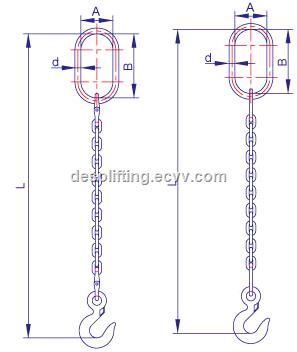 Alloy chain sling from China