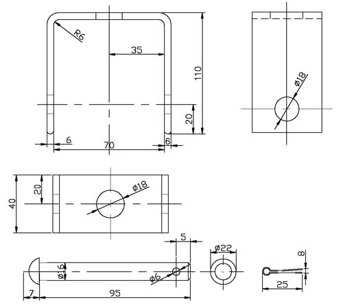 Steel Electrical Hardware Fittings Many Kinds